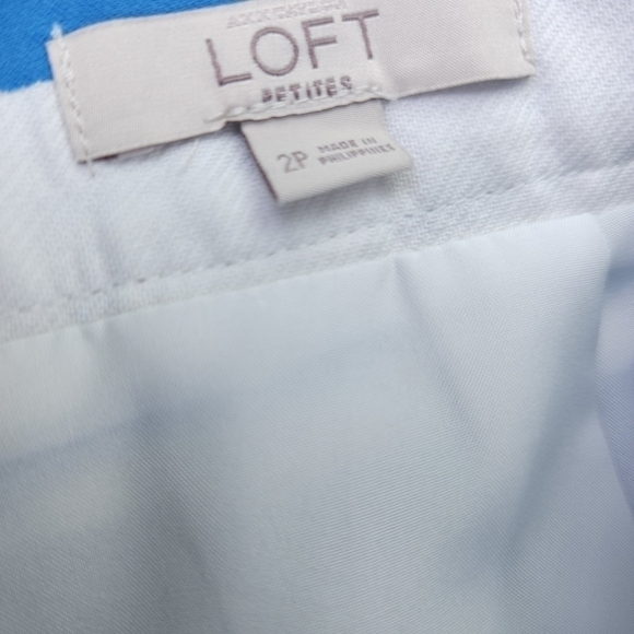 J. CREW Blue White Stripe Skirt Sz 2p - Picture 5 of 11